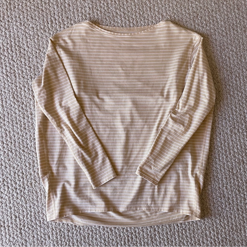 Striped Long Sleeve LuLu Lemon Top